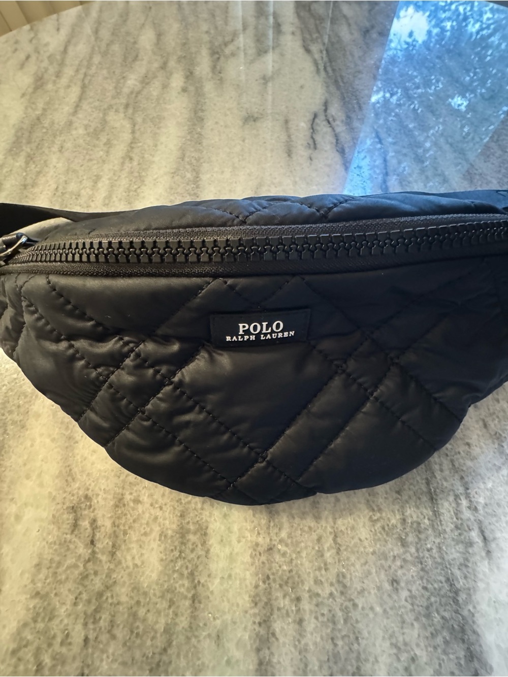 Polo by Ralph Lauren Black Quilted Belt Bag
